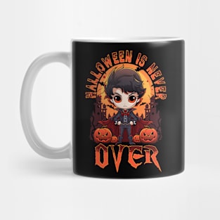 Halloween Is Never Over Chibi Anime Vampire Boy Mug